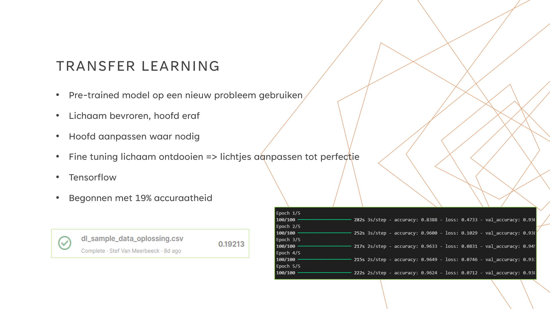 Foto Eerste dia powerpoint