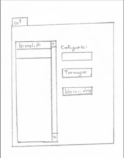 Categorie beheren sketch